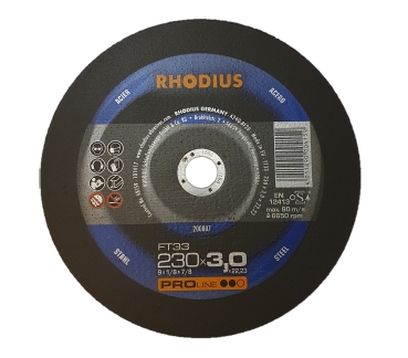 Rhodius FT33 -  230x3 mm  Trennscheibe 25 Stück